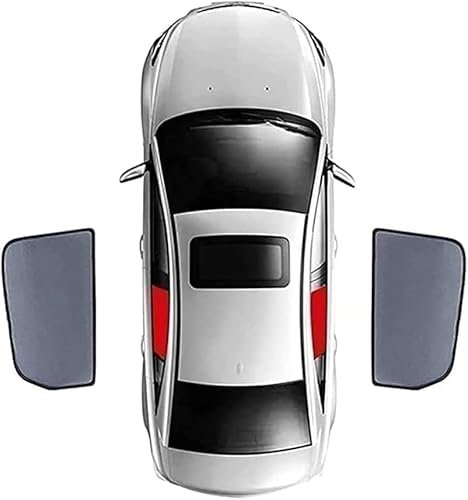 Car Side Window Sunshades For Tesla Model Y 2021-2023 UV Protection Sun Shade Cover Front Rear Windshield Shade Blinds Covers Accessories,2pcs Rear Side Windows