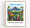 Eleville Kunstdruck, ungerahmt, Arenal, Vulkan, Costa Rica, Welttoure, Reise, Familie, Urlaub, Kunstdruck, Poster, Wandbüro, Heimdekoration, mgn019