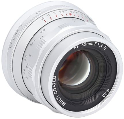 Obiettivo da Ritratto 35 Mm F1.4, Obiettivo da Ritratto Full Frame per Fotocamera Manuale per Obiettivo Fotocamera con Attacco L, per Leica SL SL1 SL2, per Portrait Humanity