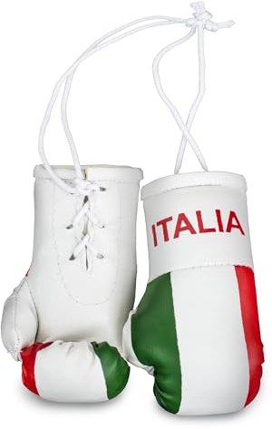 ProSx - Mini-Boxhandschuhe für den Innenspiegel I Vielfalt verschiedener Flaggendesigns (Italien)