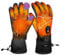 Rantizon Heated Gloves Rechargeable for Men Women, Upgraded Waterproof Windproof Adjustable Heated Gloves for Outdoor Sports Working Cycling Skiing Motorcycle Riding Gifts