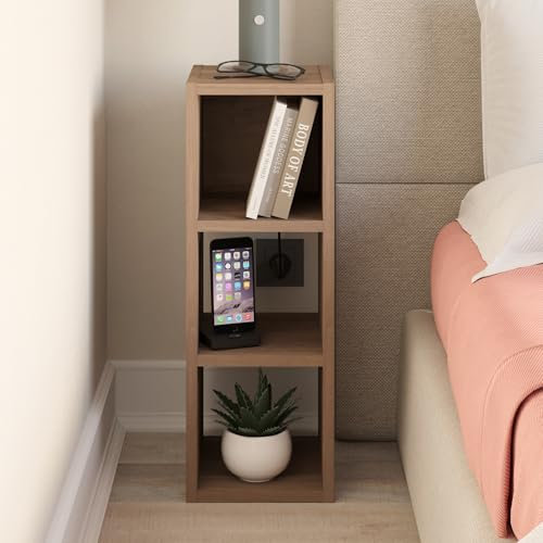 YOUR HOME RULEZ Multi-Purpose Furniture Unit - Bedside Table, Bathroom Storage, Kitchen Organization, Bookshelf, Coffee Table, Sideboard (Dark Oak, Small)