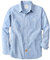Dubinik® Chambray Shirt Men Long Sleeve Cotton Work Shirts with 2 Pockets Casual Button Down Sky Blue