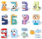 D-FantiX 12 Stück Partygeschenk für Kinder - 704PCS Math Building Blocks Sets für Klassenzimmer Preise Goodie Bag Fillers Geburtstag Jungen Mädchen 5+, STEM Educational Toys