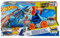 pour Hot Wheels - Transporteur geant t Rex 2 en 1 : Camion et Dino Piste de Course - Sons et lumieres - Set Jouet vehicules + Carte Tigre