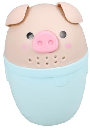 ANDRESLAD Gobelet De Rinçage Mignon Forme De Cochon Pour Garçon Fille Cup De Bain Pourvage De Cheveux Pratique Et Sécurisé Pour Garçon Fille