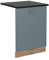 Vicco Coperchio per lavastoviglie R-Line, Grigio-blu, 60 cm, PL Antracite