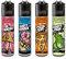Clipper Feuerzeuge Sex Food (FFX - Limited Edition, 4er Set), Sonderserie 2025