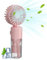 GALER Handheld Fan with Water Mist Spray, Portable Water Spray Fan with 4 Speeds, USB Rechargeable Mini Cooling Mist Fans for Travel, Camping, Office & Outdoor (Pink)