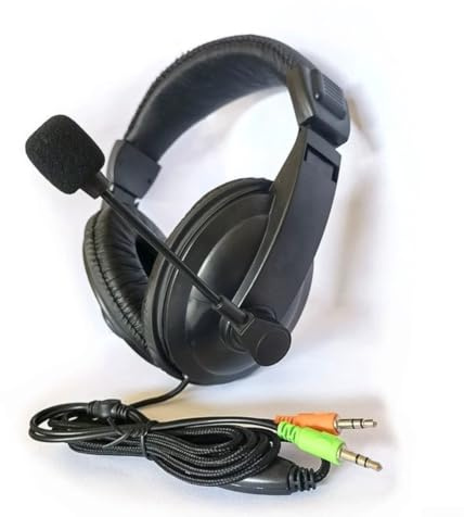 Kabelgebundenes Gaming Headset Over-Ear mit Dual Jack(Double hole)