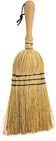 Redecker – 184542 Arroz stro hbrosse con mango de madera, 43 cm escoba