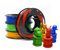 Gizmo Dorks PLA Filament for 3D Printers 1.75mm 200g, 4 Color Pack - Blue, Green, Orange, Red