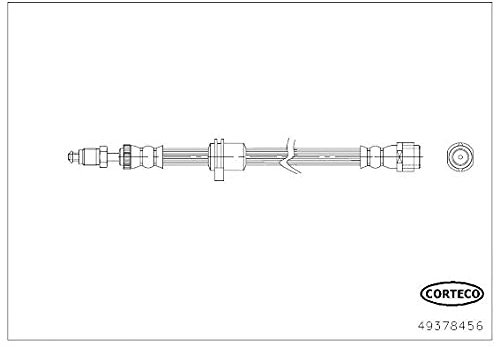Corteco Bremsschlauch Vorderachse passend für Mini | 49378456