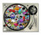 IDYD Graffiti DJ Turntable Slipmats, Polyester, 12 or 7 (12inch), Multicolor