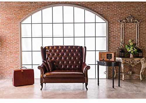 Vinyl-Tapete und Vinyl-Tapete für das Sofa aus rotem Leder, Wandbild, dekoratives Vinyl, Wandbild, Wandbild, verschiedene Maße, Esszimmer, Wohnzimmer, Schlafzimmer 100x70cm Tapete