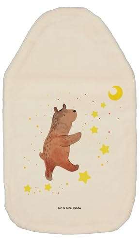 Mr. & Mrs. Panda Wärmflasche Bär Träume - Geschenk, Körnerkissen, Wärmflaschenbezug, Teddy, Wärmflasche mit Bezug, Bettflasche, Traum,
