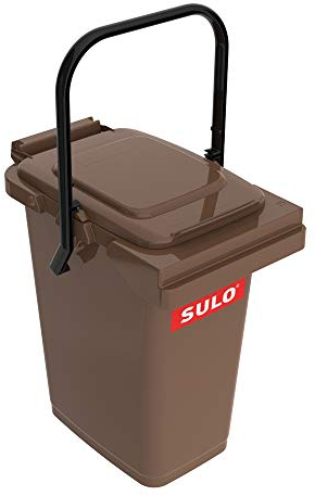 Müllbehälter/Abfalleimer 25 Liter braun
