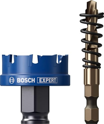 Bosch 1x Scie trépan EXPERT Sheet Metal PC Plus (pour Tôles en acier inoxydable, Tôles en acier, Ø 35 mm, Professional Accessoire Perceuses)
