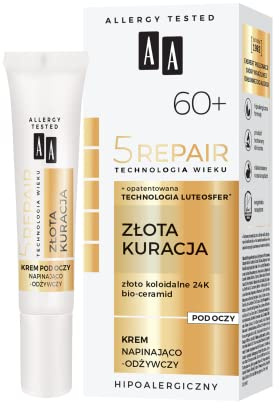 AA Alters Technologie 5Repair 60+ Goldener Kontakt Augen-Augen-Augen-Augen-Augenscreme 15 ml