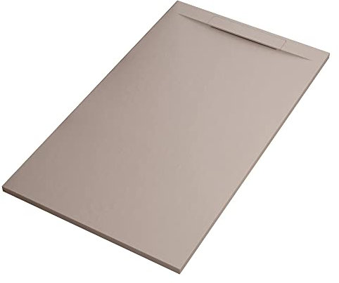 OLIMPO DOCCE - Piatto doccia in marmoresina Sabbia effetto pietra cemento VINCENT - 70x140