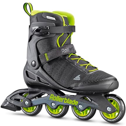 Rollerblade Herren Zetrablade Elite Inlineskate, Black/Lime, 285