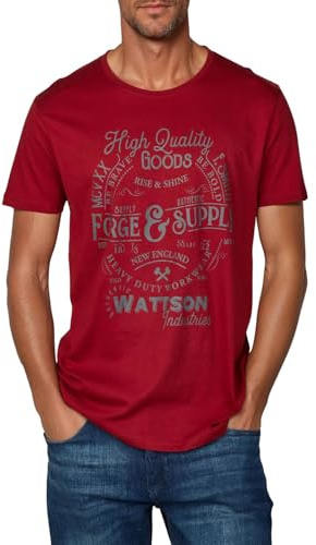 riverso Tshirt Herren Baumwolle Regular Fit RIVLeon Rundhals Kurzarm Sommer | Tee Shirt Print Grün Blau Weiß Grau Rot Orange S M L XL 2XL 3XL 4XL 5XL