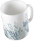 Hellweg Druckerei Huuraa Kaffeetasse Pastell Zweige und Blätter Geschenk Idee Keramik 330ml Kaffee-Becher mit floralem Muster