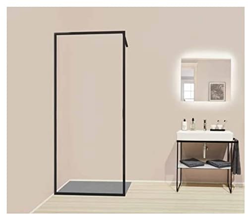 Kermi Dark Edition Walk In Dusche 120x200cm Schwarz