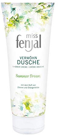 miss fenjal Dusche - 200 ml, Duschgel mit dem Duft von Zitrone und Orangenblüte, für normale Haut - Summer Dream