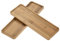 PATIKIL Plant Pot Saucer, 2 Pack 11x3.7 Inch Bamboo Rectangular Flower Drip Tray for Indoors