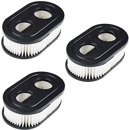 CTRICALVER 3Pcs Filtro Aria per Tosaerba, Cartuccia Pulitore Filtri Aria, Sostituire Filtro Aria, Adatti per Motore Tosaerba
