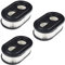 CTRICALVER 3Pcs Filtro Aria per Tosaerba, Cartuccia Pulitore Filtri Aria, Sostituire Filtro Aria, Adatti per Motore Tosaerba