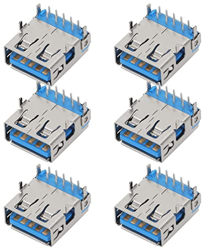 ciciglow 5 Pièces Port de Charge USB pour, Port de Prise de Charge USB Pièces de Rechange Prise de Chargeur d'alimentation de Remplacement pour Console de Jeu