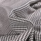 Craftine Tissu Tartan Pied de Poule Noir sur Fond Blanc - par 50 cm