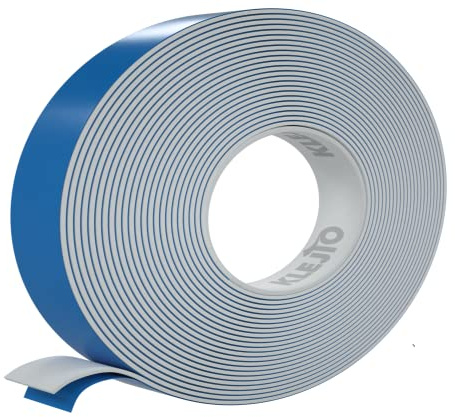 HOORAY I FOUND IT Foam Tape Double Sided Sponge Tape Waterproof Mounting Adhesive Tape Roll Cars Trims, white. Polyethylene Foam for Home, Office
