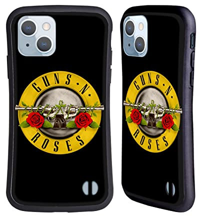 Head Case Designs Licenza Ufficiale Guns N' Roses Logo Pallottole Arte Chiave Custodia Cover Ibrida Compatibile con Apple iPhone 14