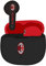 TECHMADE AC Milan, Cuffie Senza Filo In Ear, auricolari con box ricarica Rosso/Nero