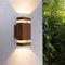 Mengjay Wandleuchte, Wandlampe, Aussenbeleuchtung Hauswand,Außenlampe Außenleuchte Wand GU10,Wasserdichte Außenbeleuchtung Außenwandleuchte Terrassenbeleuchtung, Balkon Lampe (Braun)