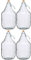 Wine Making/Home Brewing 5l Glass demijohns with Screw caps for wime Fermentation/Storage (4)