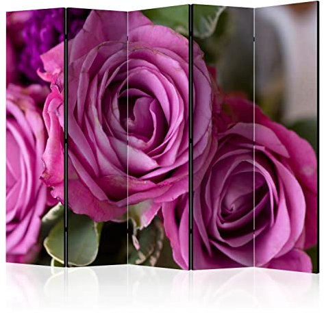 Paravent – Bunch of Lila Flowers II [Room Dividers] [225 x 172]