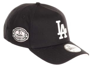 New Era Los Angeles Dodgers MLB Dogdger Stadium 50th Anniversary Sidepatch Black 9Forty A-Frame Adjustable Cap - One-Size