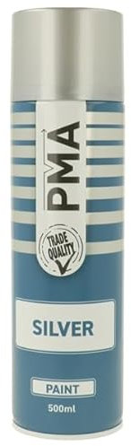 PMA SILVER FAST-DRYING SPRAY PAINT 500ML