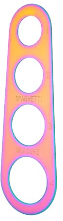 Spaghetti Measuring Tool, Spaghetti Measuring Tools for Portions, Spaghetti Measure Tool, 4 Serving Sizes Measure Spaghetti Tool, Stainless Steel Pasta Portion Control, Gadgets, Spaghetti Ruler, Tool