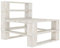Rantry Palettensofa Garten Paletten Mittelsofa Sofa Lounge Modular Sofa Gartensofa Einzelsofa Möbel Palettenmöbel Gartenmöbel Balkonmöbel Holz Weiß