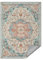 SONGMICS HOME Vintage Teppich, 153 x 214 cm, Wohnzimmerteppich, Schlafzimmerteppich, Waschbarerteppich, Rutschfester Teppich, für Küche, Flur, Esszimmer, aquamarinblau TAR036Q01