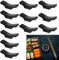 DECARETA 12 PCS Repose-Baguette Alliages Baguette Repose Plat Baguette et Repose Baguette Support Baguette Japonaise Repose Baguette Japonaises Repose Baguette Bois pour Baguette Couteau Fourchette