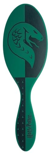 Harry Potter - Brosse à Cheveux Démêlante -Tous Types de Cheveux - Accessoire Officiel de l'École de Poudlard - Serpentard