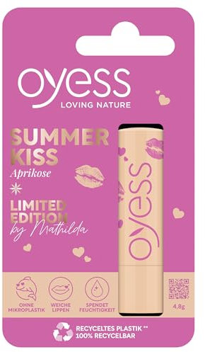 OYESS loving nature Lippenpflege Summer Kiss Aprikose Influencer Edition by Mathilda (1 x 4,8 g)
