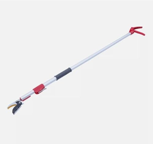 Pruner Long Reach Pole Saw，Telescope ExtendableTrimming Tree Garden Telescopic Foot Extendable Pruning Loppers for and Trimming Branches Leaves,for Pruning and Sawing Branches, and Picking Vegetables