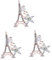 LIFKOME 3 Pièces Épingle à Femme Broche Broche Rose Gold